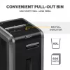 Destructora de documentos Fellowes 225Ci 24 hojas destructora de corte en partículas con recipiente de 60 litros, alto nivel de seguridad P4