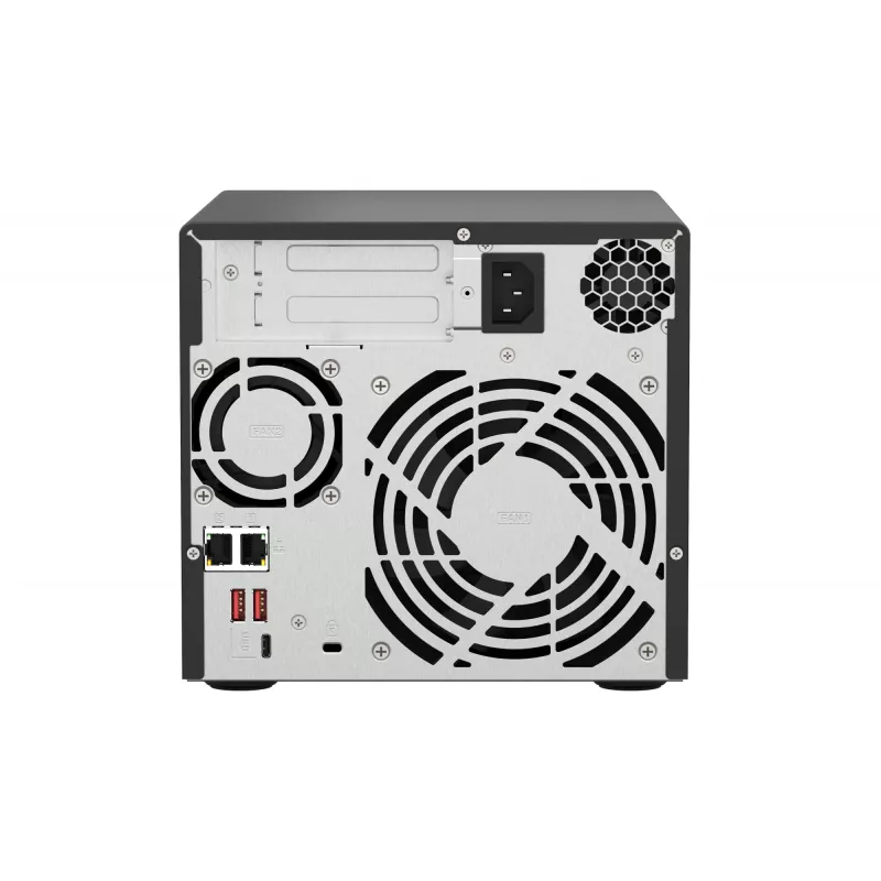 QNAP TS-473A NAS Torre Ryzen Embedded V1500B 8 GB DDR4 0 TB QNAP Turbo System negro