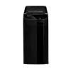 Destructora de documentos Fellowes 100135793 — partículas 4 x 38 mm, cesta de recogida 68 L, negra