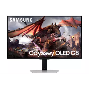 Monitor Samsung G80SD 32 pulgadas OLED 3840 x 2160 16:9 0,03 ms USB 3.2 Gen 1 VESA regulable en altura plata