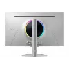Samsung Odyssey OLED G8 G80SD LS32DG802SUXDU monitor gaming, 32 pulgadas (81,3 cm) OLED, 4K UHD 3840 x 2160, 240 Hz, 0,03 ms, HDR10, 2x HDMI, DisplayPort, hub USB 3.0, altura ajustable, pivote, plateado