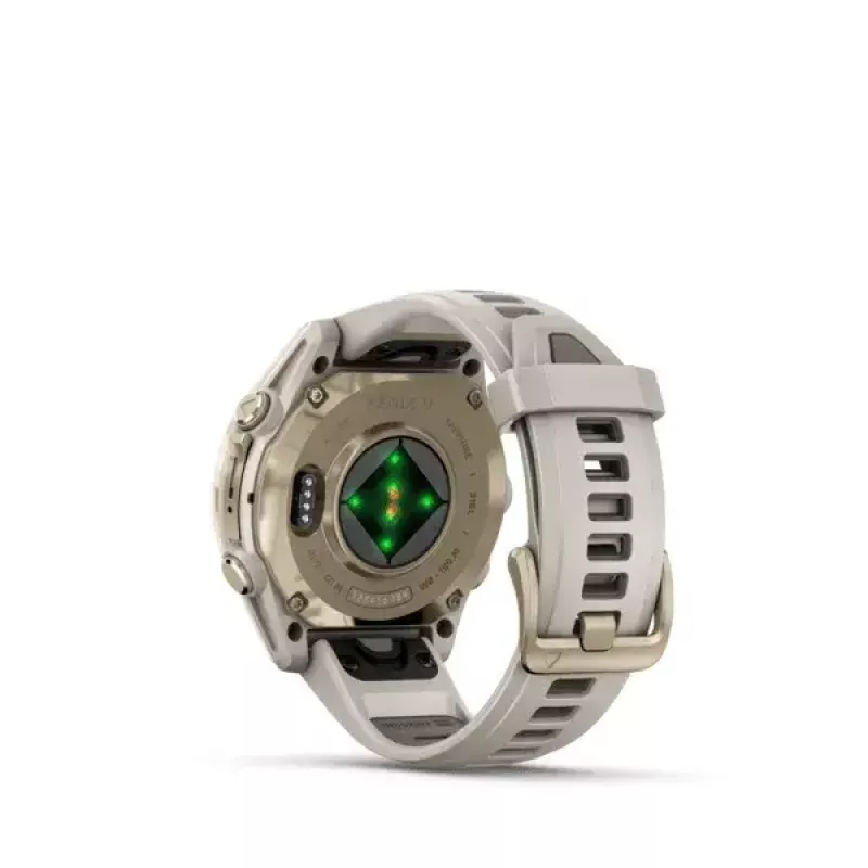 Garmin fenix 8 reloj inteligente, 43 mm, AMOLED de 1,3 pulgadas, Sapphire, Soft Gold