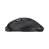 TRUST Fyda Office ratón inalámbrico ergonómico para diestros – RF + Bluetooth 5.2 – óptico 2400 DPI – 6 botones – negro