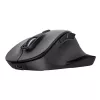 TRUST Fyda Office ratón inalámbrico ergonómico para diestros – RF + Bluetooth 5.2 – óptico 2400 DPI – 6 botones – negro