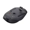 TRUST Fyda Office ratón inalámbrico ergonómico para diestros – RF + Bluetooth 5.2 – óptico 2400 DPI – 6 botones – negro