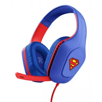 Trust GXT 415SM Zirox Auriculares con cable Diadema Gaming Azul, Rojo