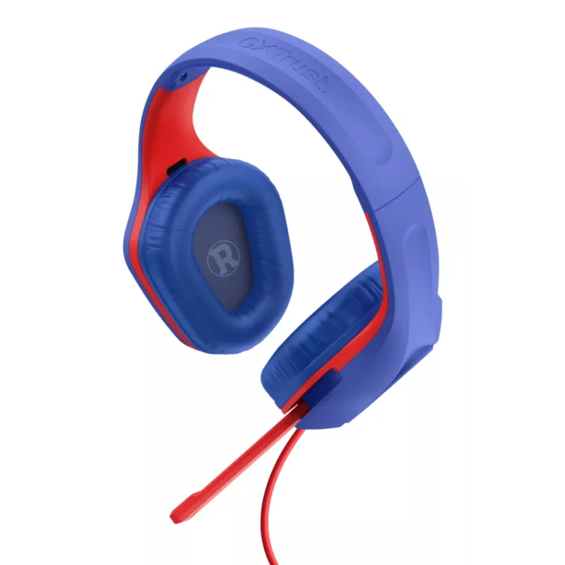 Trust GXT 415SM Zirox Auriculares con cable Diadema Gaming Azul, Rojo