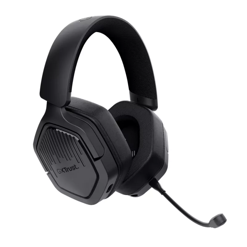 Trust GXT 493PS Carus auriculares gaming inalámbricos para PS5, over-ear, micrófono desmontable, USB-C / USB-A / 3,5 mm, 20–20000 Hz, 1,2 m, negros