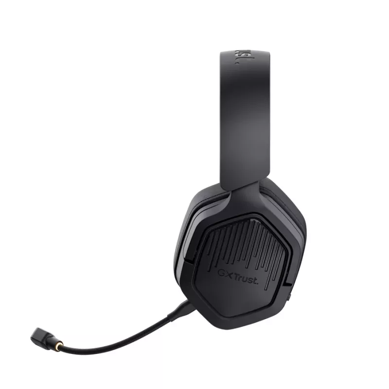 Trust GXT 493PS Carus auriculares gaming inalámbricos para PS5, over-ear, micrófono desmontable, USB-C / USB-A / 3,5 mm, 20–20000 Hz, 1,2 m, negros