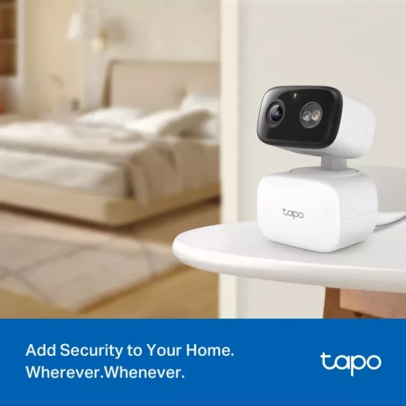 Cámara de vigilancia TP-LINK Tapo C206 – Uso interior/exterior 1080p HD, Giro e inclinación, Visión nocturna, Audio bidireccional