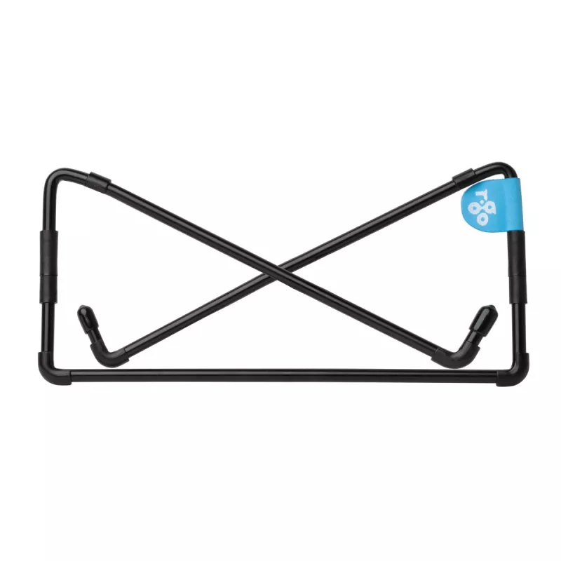 R-Go Tools Soporte para portátil R-Go Steel Travel, ergonómico y plegable, apto para portátiles de 10-22 inch, negro