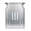 R-Go Tools Soporte para portátil R-Go Riser Basic, elevador de portátil plegable y ajustable, aluminio, plateado