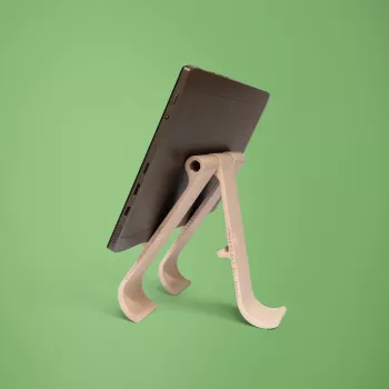 R-Go Tools Soporte para portátil y tablet R-Go Treepod, ergonómico y modular, ajustable, de base biológica