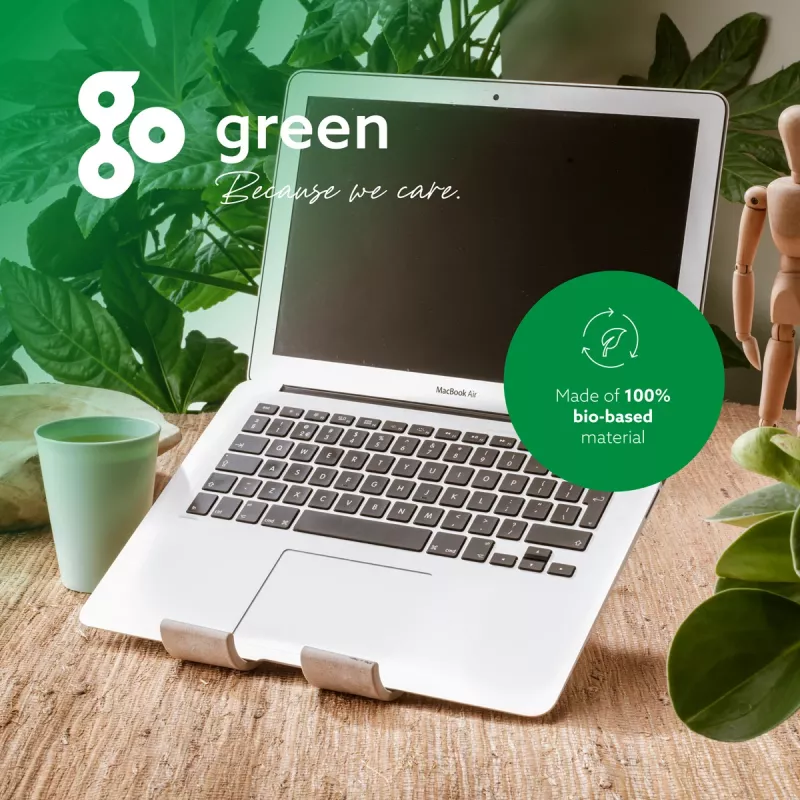 R-Go Tools Soporte para portátil y tablet R-Go Treepod, ergonómico y modular, ajustable, de base biológica