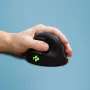 R-Go Tools Ratón ergonómico R-Go HE Break con software de pausas, mediano (tamaño de mano 165-185 mm), para zurdos, Bluetooth, negro
