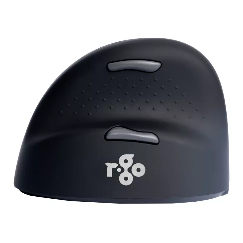 R-Go Tools Ratón ergonómico R-Go HE Break con software de pausas, mediano (tamaño de mano 165-185 mm), para zurdos, Bluetooth, negro