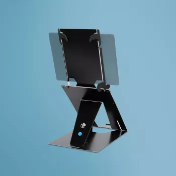 R-Go Tools Soporte para tablet y portátil R-Go Riser Duo, apto para pantallas de 10–22