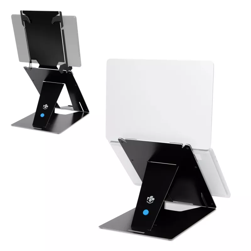 R-Go Tools Soporte para tablet y portátil R-Go Riser Duo, apto para pantallas de 10–22