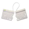 R-Go Tools Split Break RGOSBUKWLWH teclado inalámbrico, distribución UK, blanco