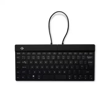 R-Go Tools Teclado ergonómico R-Go Split Break con software de pausas, teclado ergonómico dividido, QWERTY (UK), Bluetooth, Negro