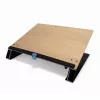 R-Go Tools Soporte de documentos R-Go Read2Write, apto para leer y escribir, ergonómico, con reposamuñecas de espuma suave, madera de roble