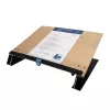 R-Go Tools Soporte de documentos R-Go Read2Write, apto para leer y escribir, ergonómico, con reposamuñecas de espuma suave, madera de roble