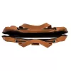R-Go Tools Funda para portátil R-Go Viva, piel flor entera, con soporte para portátil integrado, correa de hombro, 39,6 cm (15,6 inch), marrón