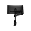 R-Go Tools Brazo para monitor R-Go Caparo Single, totalmente ajustable con muelle de gas, capacidad de carga 3-9 kg, 100% circular, negro