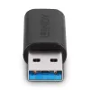 Lindy Adaptador USB 3.2 Type-A a C, USB 3.2 Type-A, USB 3.2 Type-C, Negro