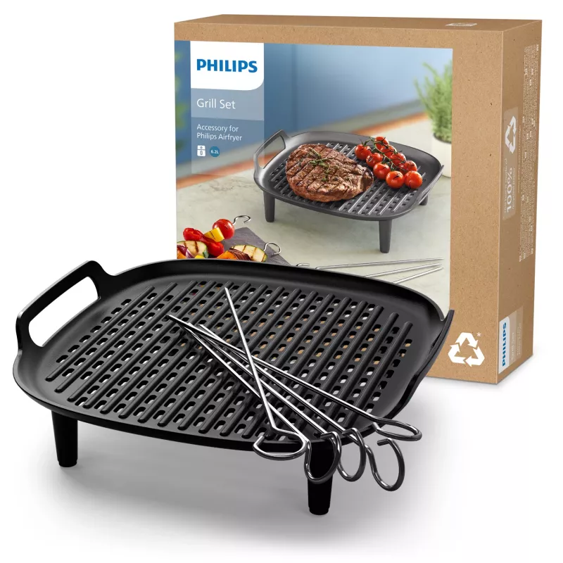Base de parrilla y brochetas Philips Accesorio para freidora de aire 6,2 L