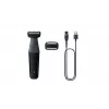 Recortadora corporal Philips BODYGROOM Series 3000 BG3017/01 Resistente a salpicaduras Negro Gris