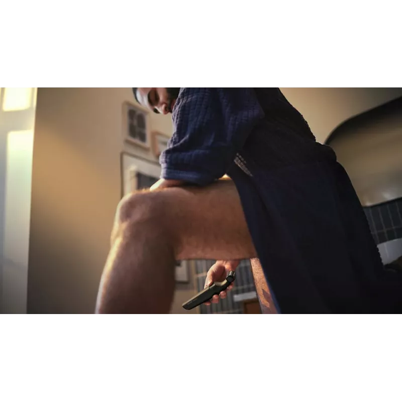 Recortadora corporal Philips BODYGROOM Series 3000 BG3017/01 Resistente a salpicaduras Negro Gris