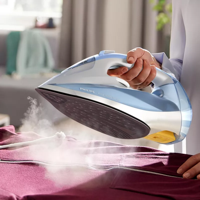 Plancha de vapor Philips 7000er Serie DST7011/20 — 2600 W, depósito de 0,3 l, suela SteamGlide Plus, vapor vertical
