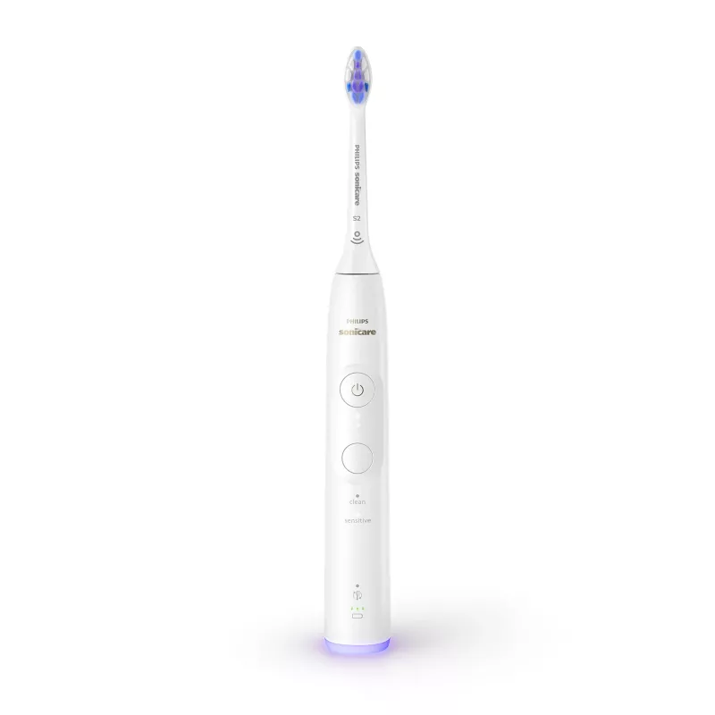 Cepillo de dientes sónico Philips Series 6100 HX7400/01 — tecnología sónica, 62.000 movimientos/min, 2 modos, 3 velocidades, blanco, recargable