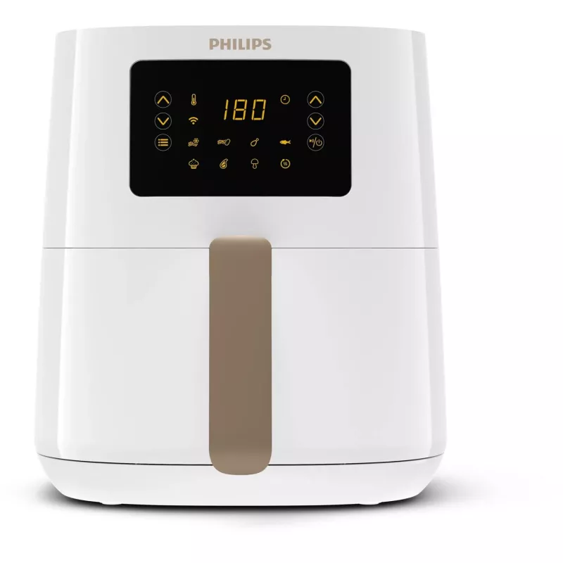 Philips Serie 5000 HD9255/30 Freidora de aire individual 4,1 l de pie 1400 W dorado, blanco