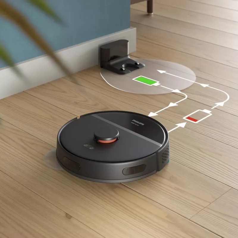 Philips Serie 3000 HomeRun Aqua XU3000/01 Robot aspirador con función de fregado