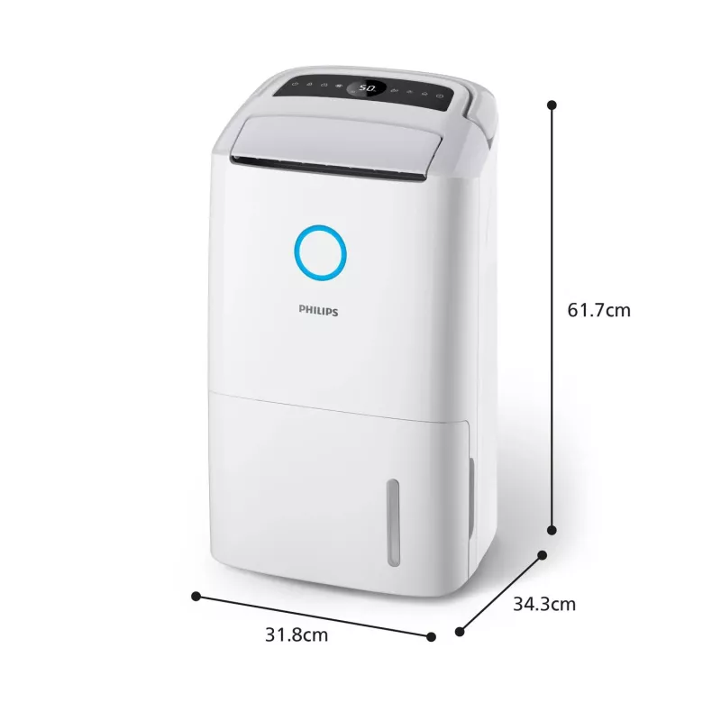 Philips Serie 5000 DE5305/11 Deshumidificador 4 l 54 dB blanco