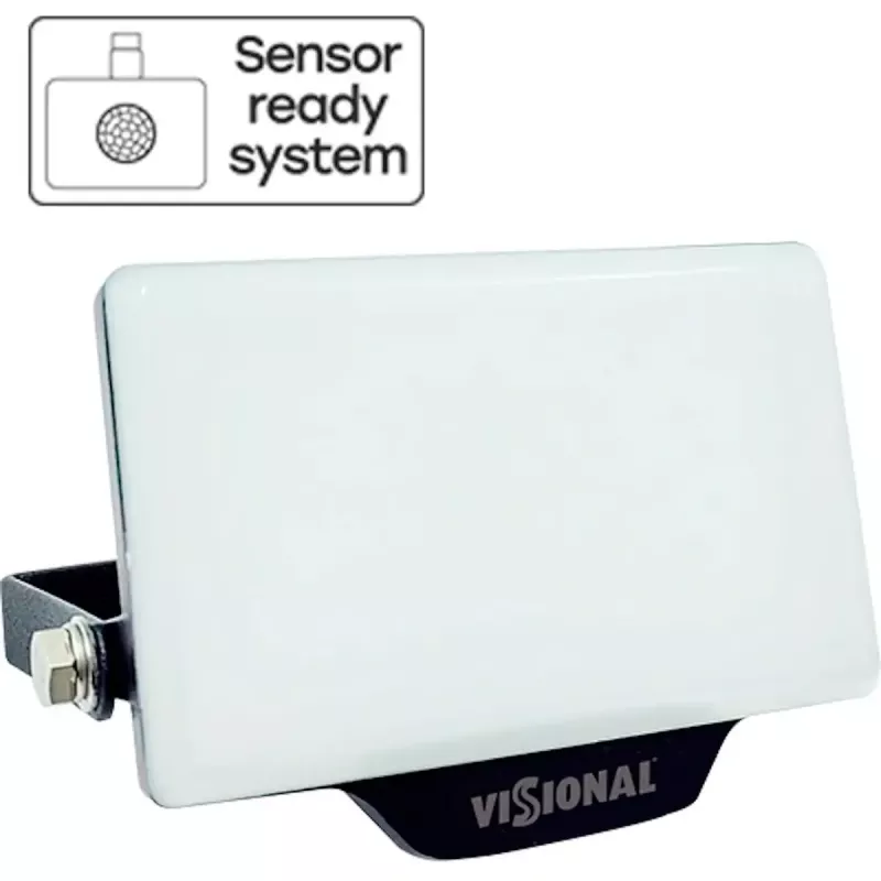 Luminaria LED de pared VISIONAL VS122-10W-40K — 10 W, 1100 lm, 4000 K para iluminación exterior/de fachada