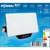 Luminaria LED de pared VISIONAL VS122-10W-40K — 10 W, 1100 lm, 4000 K para iluminación exterior/de fachada