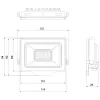 Foco LED exterior OLLO VS121C-20W-RGB 20W 1900lm RGB