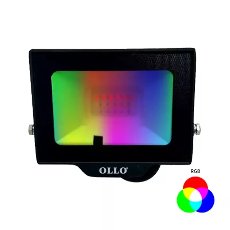 Foco LED exterior OLLO VS121C-20W-RGB 20W 1900lm RGB