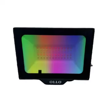 Foco LED exterior OLLO VS121C-50W-RGB — 50 W, 4750 lm, RGB