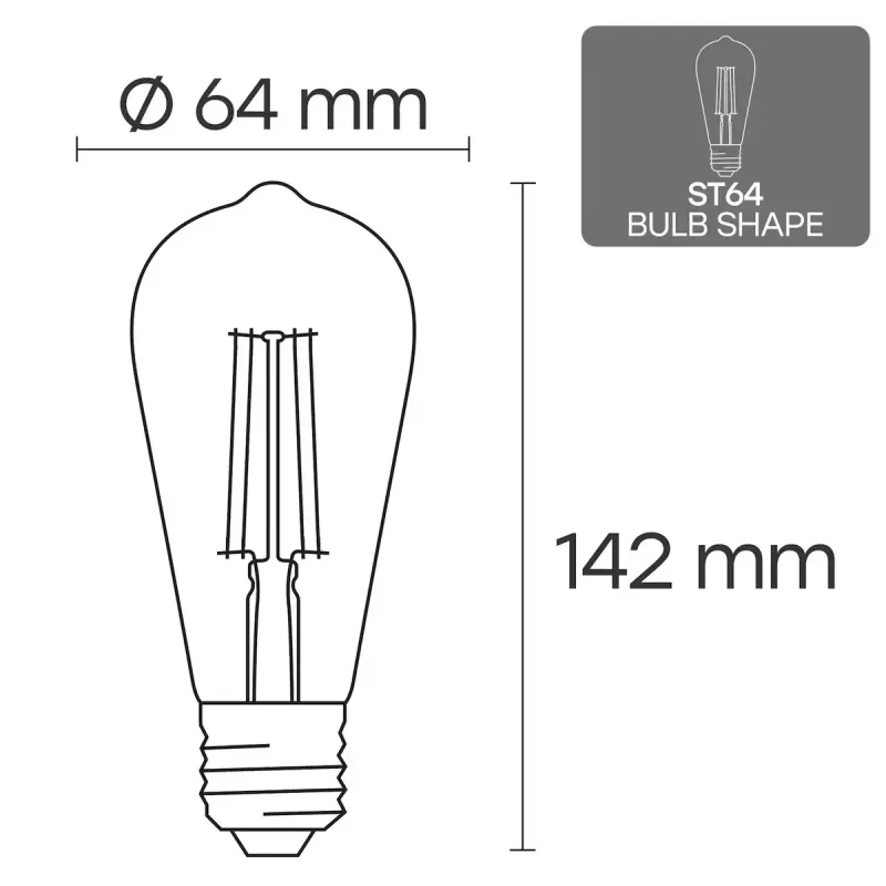 Lámpara LED VISIONAL VS-B-16 10W — 1100 lm, iluminación doméstica
