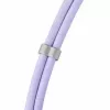 Cable-collar Intenso USB-C para móvil 60W carga rápida, longitud ajustable 1,65 m, nailon, morado
