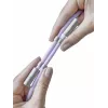 Cable-collar Intenso USB-C para móvil 60W carga rápida, longitud ajustable 1,65 m, nailon, morado