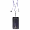 Cable-collar Intenso USB-C para móvil 60W carga rápida, longitud ajustable 1,65 m, nailon, morado