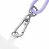 Cable-collar Intenso USB-C para móvil 60W carga rápida, longitud ajustable 1,65 m, nailon, morado