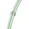 Cable-collar Intenso USB-C para móvil 60W carga rápida, longitud ajustable 1,65 m, nailon, verde