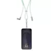 Cable-collar Intenso USB-C para móvil 60W carga rápida, longitud ajustable 1,65 m, nailon, verde