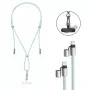 Cable-collar Intenso USB-C para móvil 60W carga rápida, longitud ajustable 1,65 m, nailon, verde